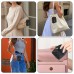 Mykng Nzw Mini Backpack Key Wallets with Keychain for Women, Cute PU Leather Key Pouches for Coins Lipstick Keys Jewelry Accessories Compact Travel Organizer (Black)