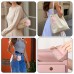 Mykng Nzw Mini Backpack Key Wallets with Keychain for Women, Cute PU Leather Key Pouches for Coins Lipstick Keys Jewelry Accessories Compact Travel Organizer (Pink)