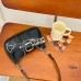 Mykng Nzw Leather Bags for Women, Women's Y2k Purse Cute Hobo Handbag Leather Sling Retro Purse with Zipper Closure,Black