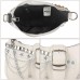 Mykng Nzw Leather Bags for Women, Women's Y2k Purse Cute Hobo Handbag Leather Sling Retro Purse with Zipper Closure,White