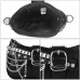 Mykng Nzw Leather Bags for Women, Women's Y2k Purse Cute Hobo Handbag Leather Sling Retro Purse with Zipper Closure,Black